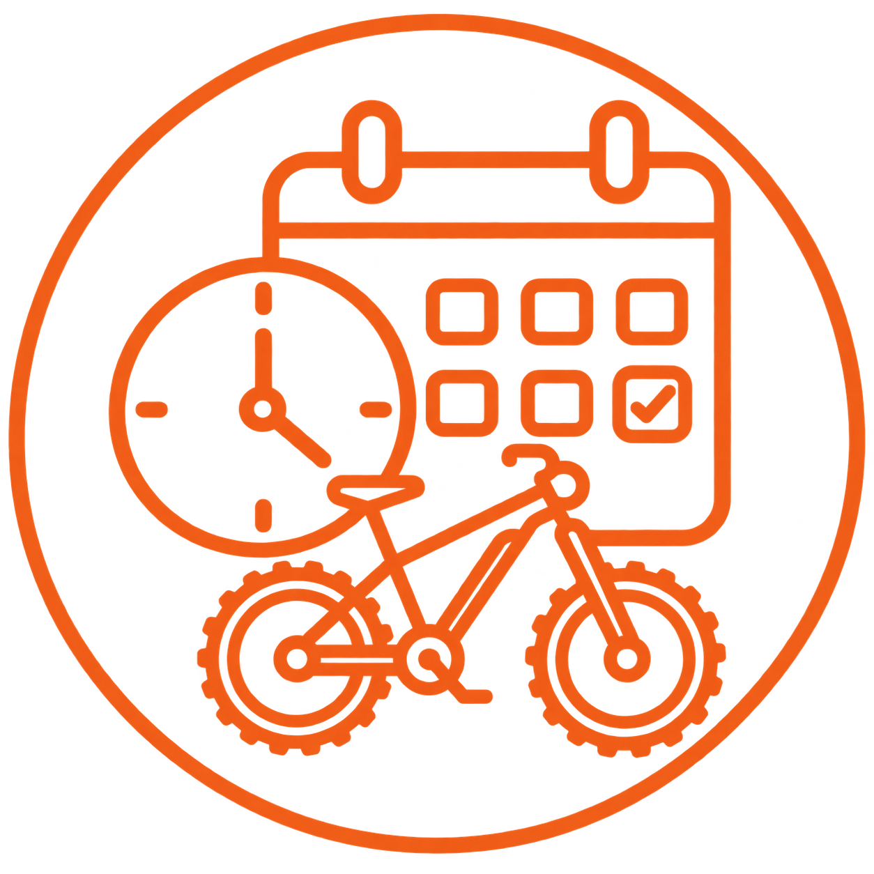 Icono horario competición BTT